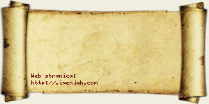 Večerinka Glavonjić vizit kartica